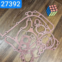 Набор прокладок двигателя ГАЗ 66 3307 53 малый 11единиц паронитМБС красный0,8 (ЭКСПЕРТ)