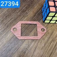 Прокладка патрубка водяного насоса ЯМЗ 236 238 стар.обр. паронитМБС красный1,5 (ЭКСПЕРТ)