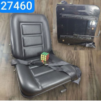 Сиденье Спецтехника универсальное крепление 200х280,салазки,ремень безопасности