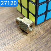 Штуцер ГАЗ 3302 тормозной системы переходник внутренний М10х1.25 наружный М12х1.25