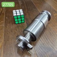 Шкворень рамы полуприцепа МАЗ в сборе гайка под кернение, шплинт perfect precision