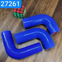 Патрубок радиатора УАЗ 452 469 3741 комплект 3шт силиконMVQ -60°С до +250°С (ЭКСПЕРТ)