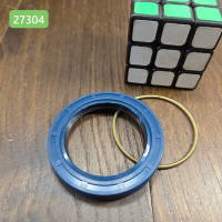 Сальник 50х70х10 ММЗ 245.7E2 245.7E3 коленвал прав.вращ. FTOR-R blue+black латунь пружина